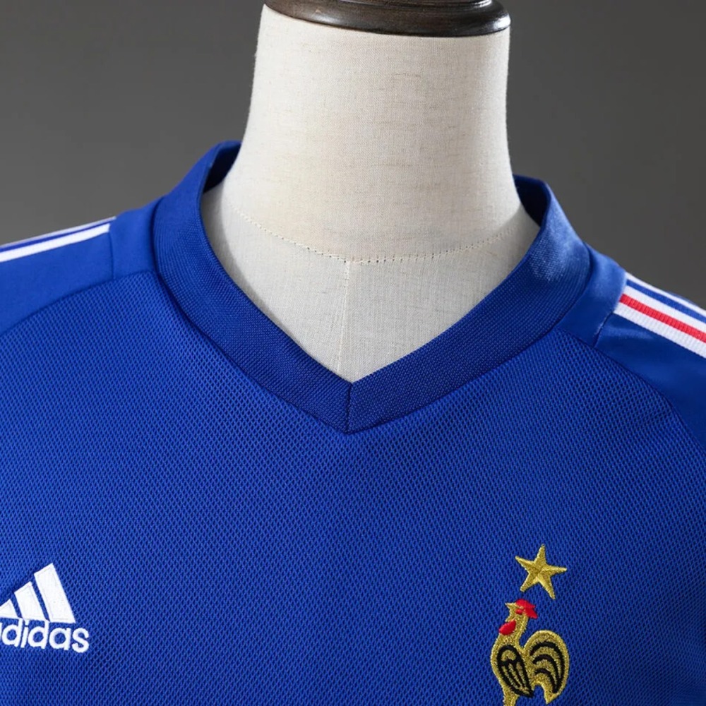 Retro France 2002 Home Jersey Fan Version