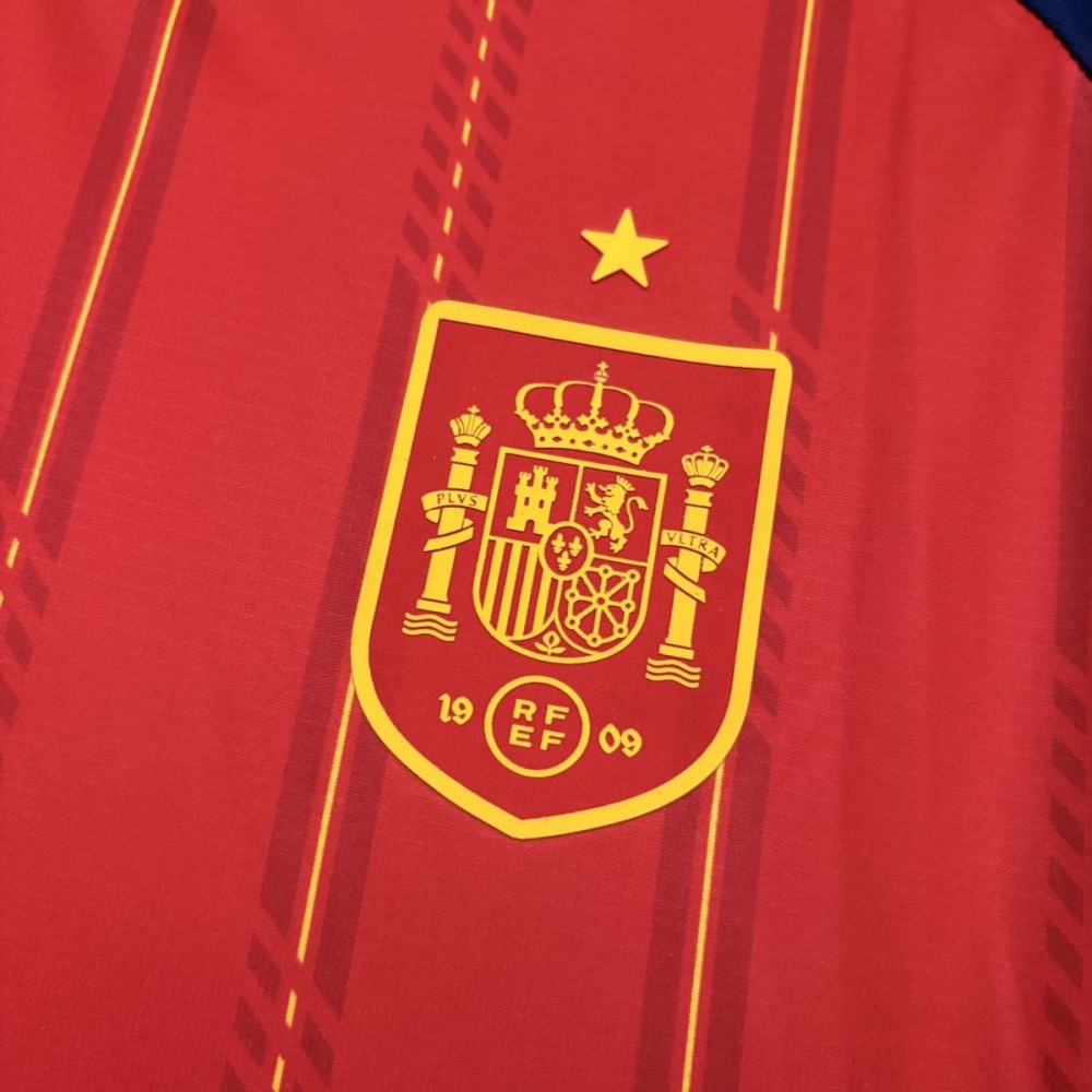 Spain 2026 World Cup Home Jersey Long Sleeve S-4XL