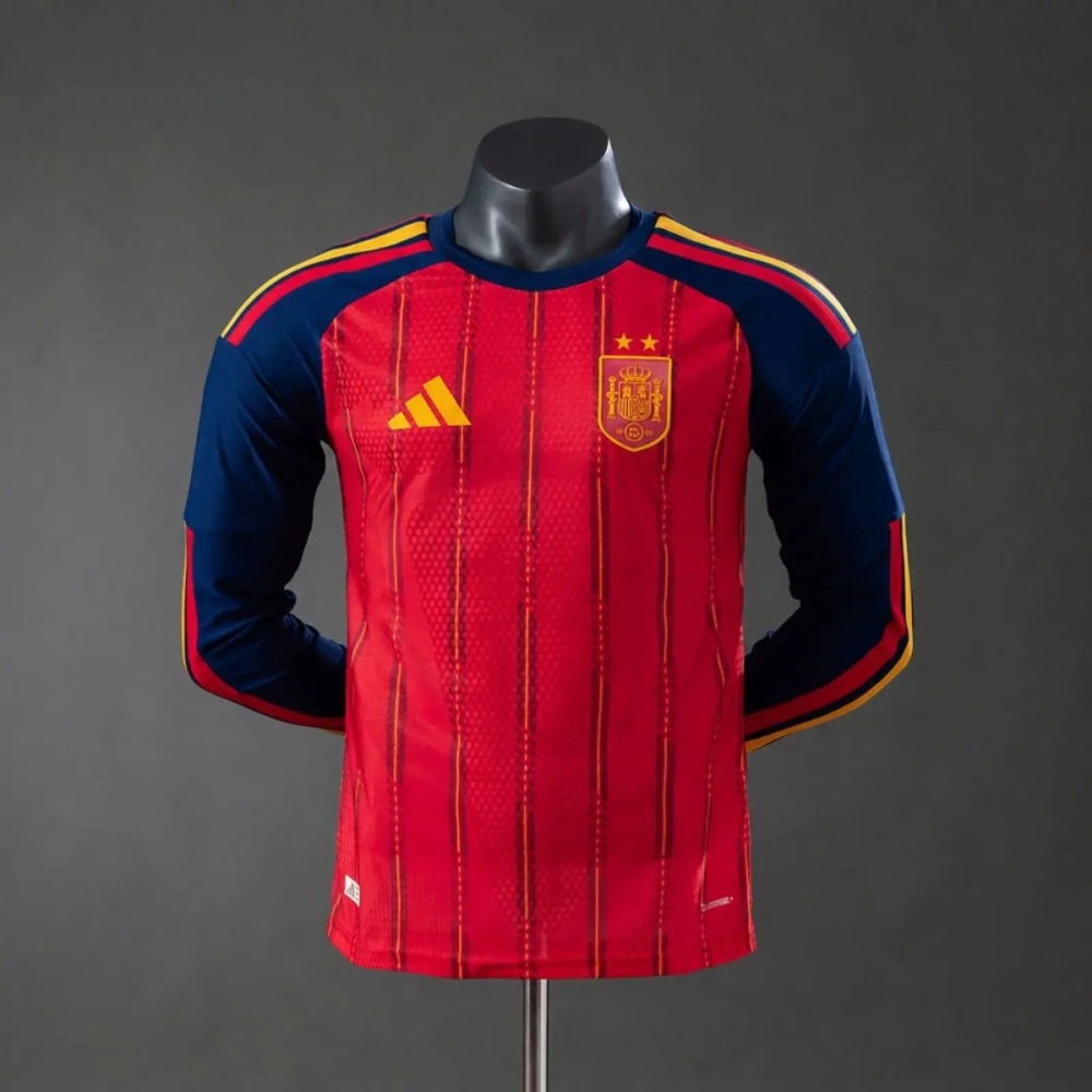 Spain 2026 World Cup Away Jersey Long Sleeve Player version