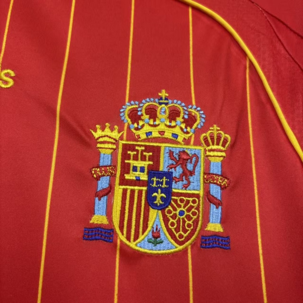 Retro Spain 2006 Home Jersey Fan Version