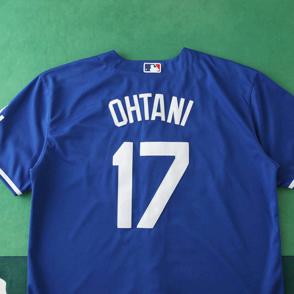 MLB LosAngeles Dodgers Blue Jersey OHTANI #17