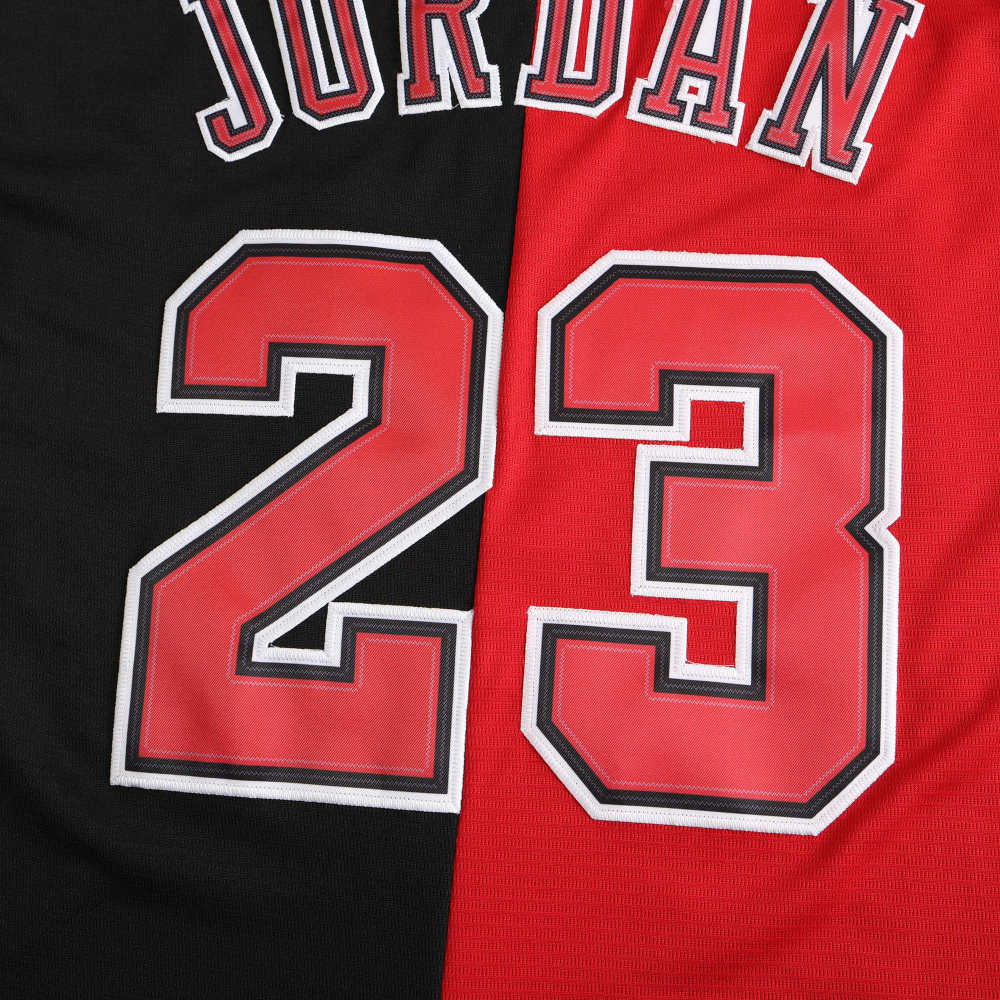 MLB Chicago Cubs Red and Black Jersey JORDAN #23