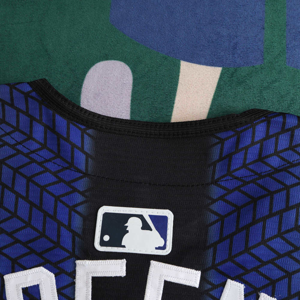 MLB Detroit Tigers Black and Black Jesrey