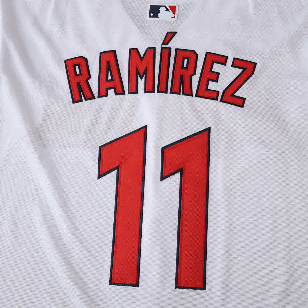 MLB 2025 Cleveland Guardians White Jesrey RAMIREZ #11