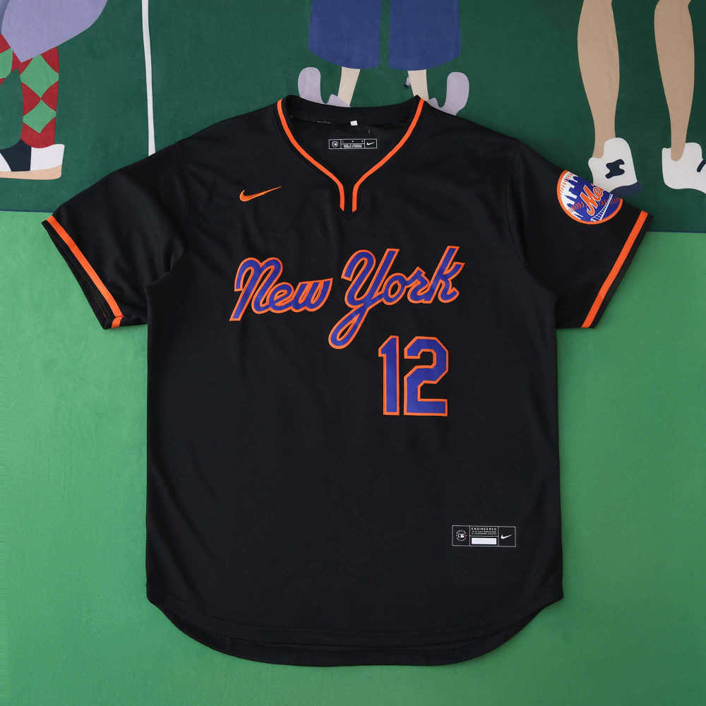 MLB 2025 New York Mets Black Jesrey