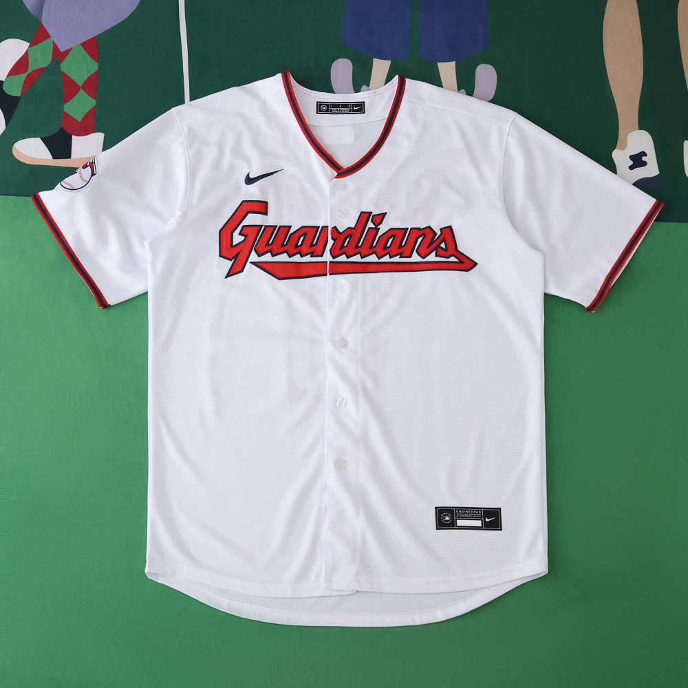 MLB 2025 Cleveland Guardians White Jesrey RAMIREZ #11