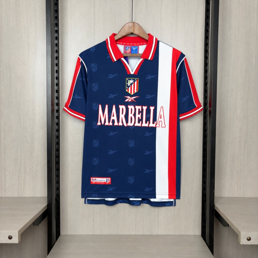 Retro Atletico Madrid 1998/99 Away Jersey Fan Version