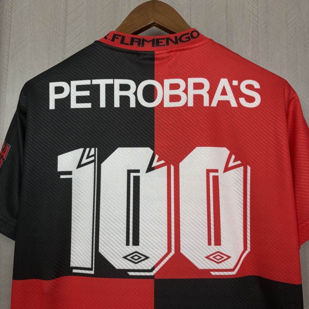 Retro Flamengo 1994 100th Anniversary Edition Home Jersey Fan Version
