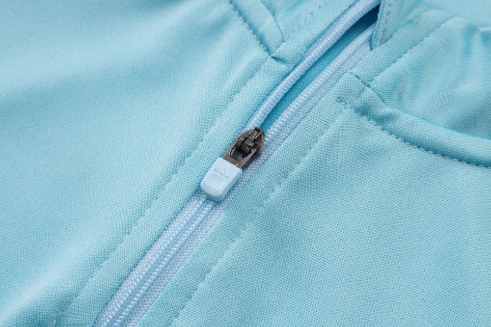 2026 Argentina Sky Blue Long-sleeved half-pull training kit