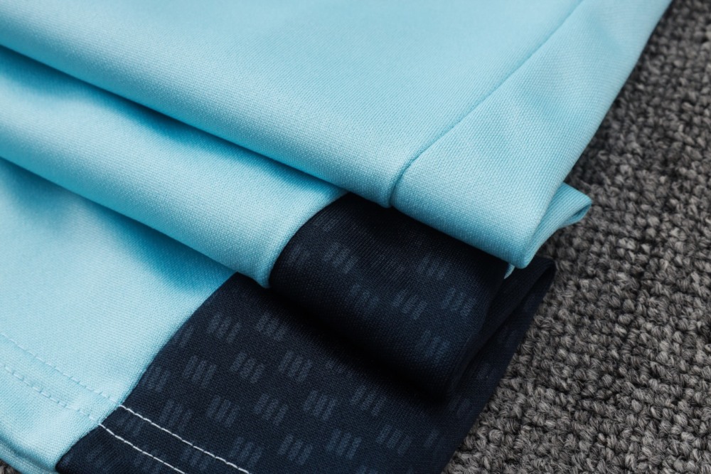 2026 Argentina Sky Blue Long-sleeved half-pull training kit