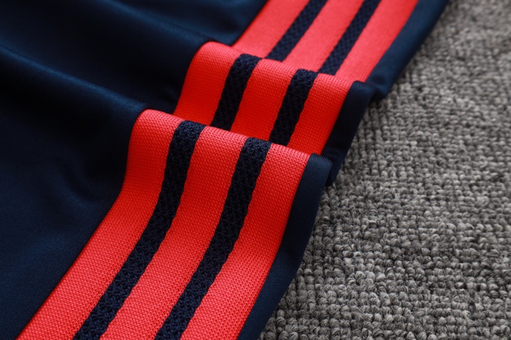 2026 Colombia Royal blue Long-sleeved half-pull training kit