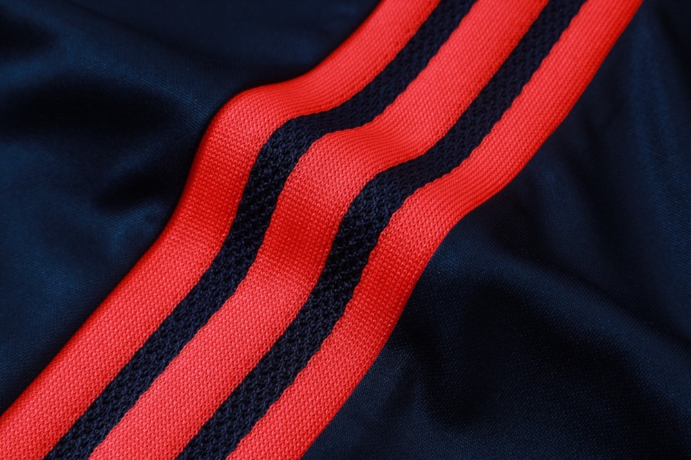 2026 Colombia Royal blue Long-sleeved half-pull training kit