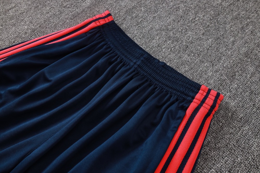 2026 Colombia Royal blue Long-sleeved half-pull training kit