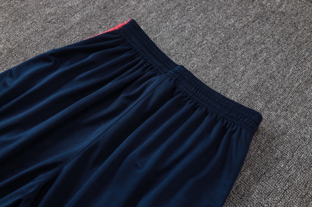 2026 Colombia Royal blue Long-sleeved half-pull training kit