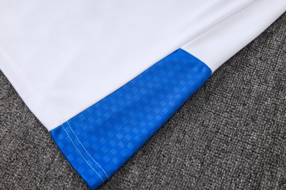 2026 Colombia White Long-sleeved half-pull training kit