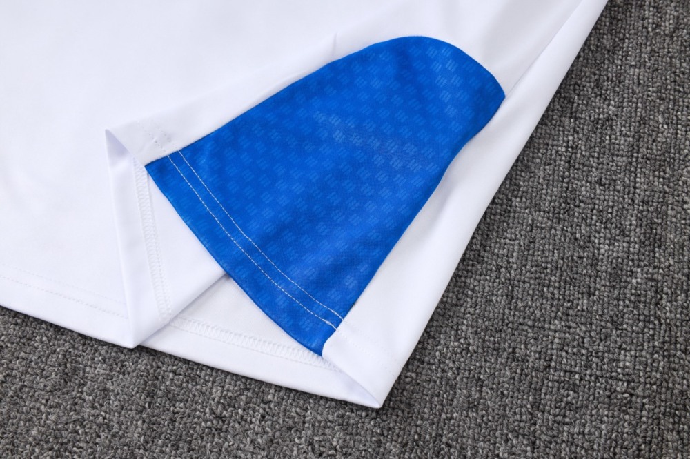 2026 Colombia White Long-sleeved half-pull training kit