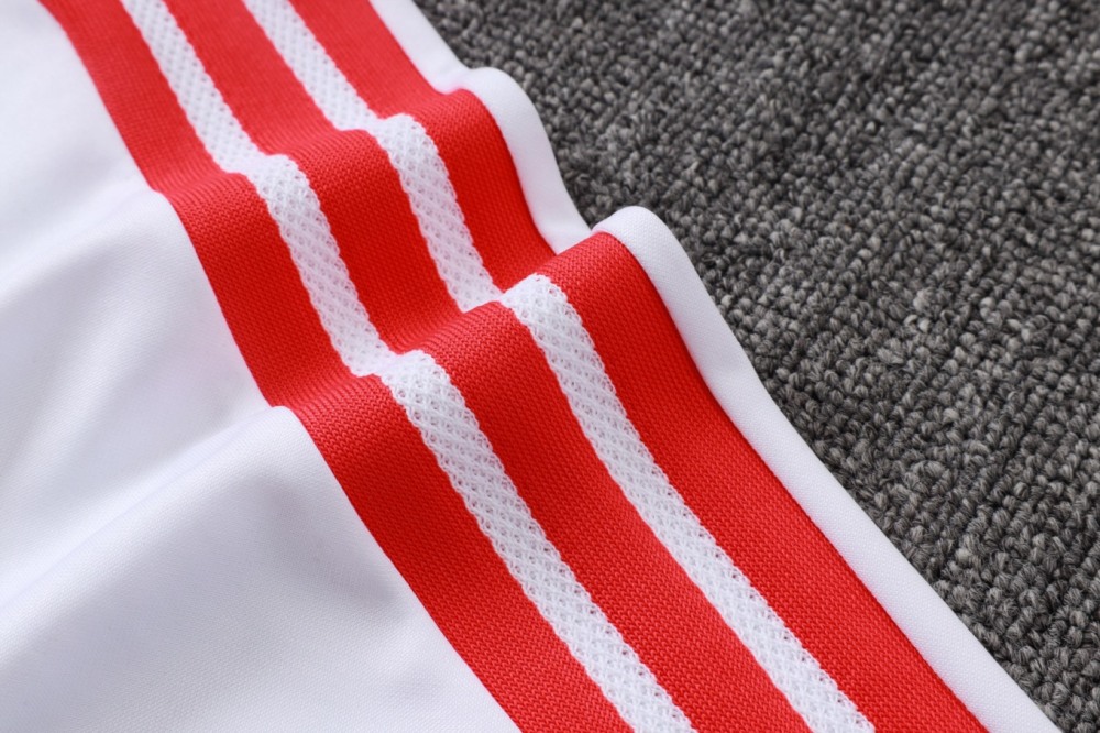 2026 Colombia White Long-sleeved half-pull training kit