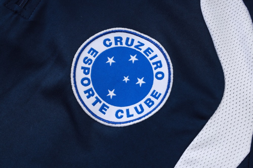 2026 Cruzeiro Royal blue Long-sleeved half-pull training kit