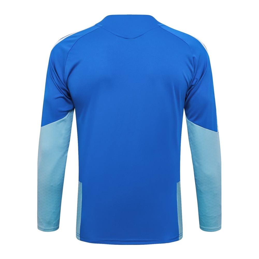 2026 Cruzeiro Violet blue Long-sleeved half-pull training kit