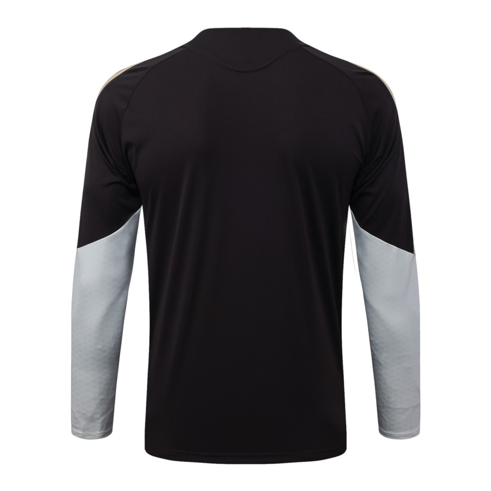 2026 Flamengo Dark brown Long-sleeved half-pull training kit