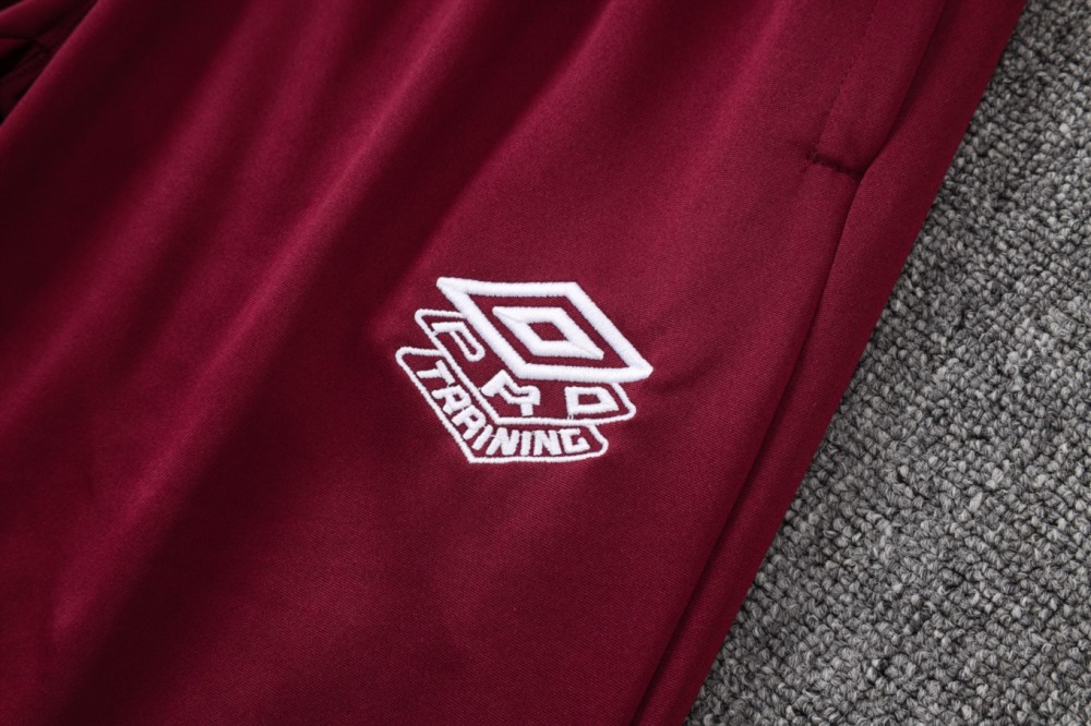 2026 Fluminense Maroon Long-sleeved half-pull training kit