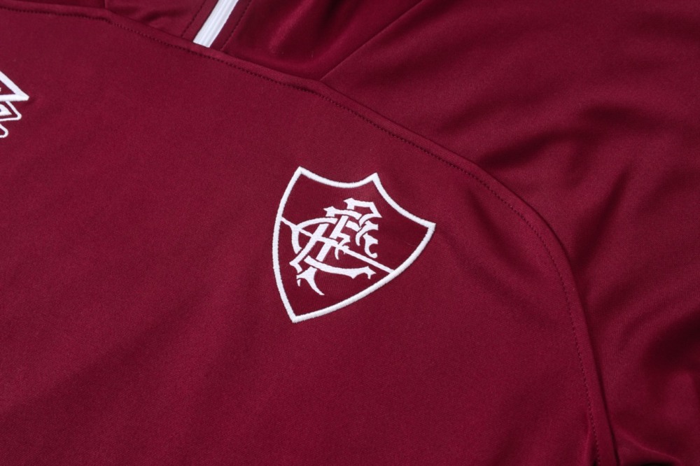 2026 Fluminense Maroon Long-sleeved half-pull training kit