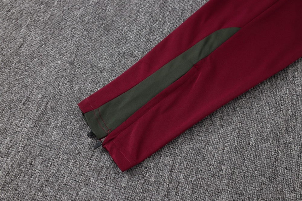 2026 Fluminense Maroon Long-sleeved half-pull training kit