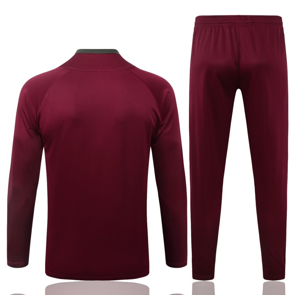 2026 Fluminense Maroon Long-sleeved half-pull training kit