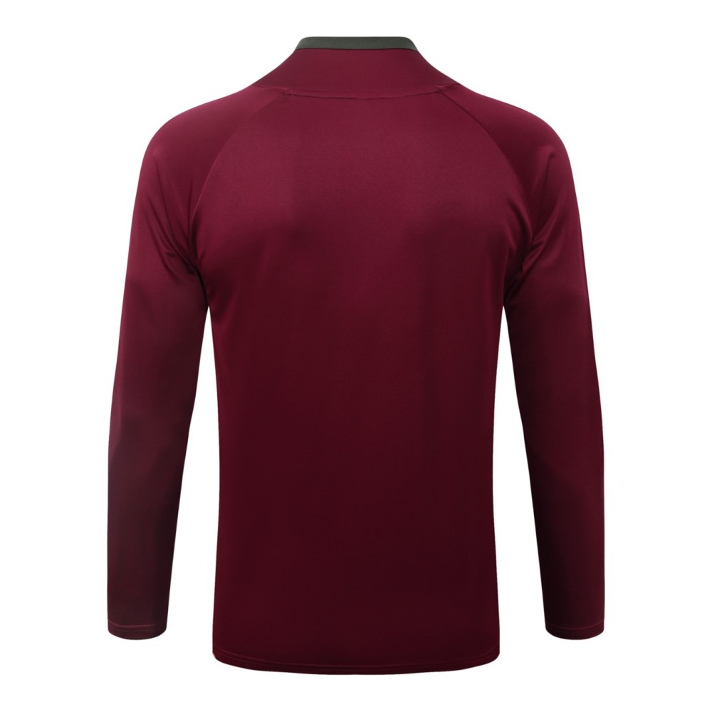 2026 Fluminense Maroon Long-sleeved half-pull training kit