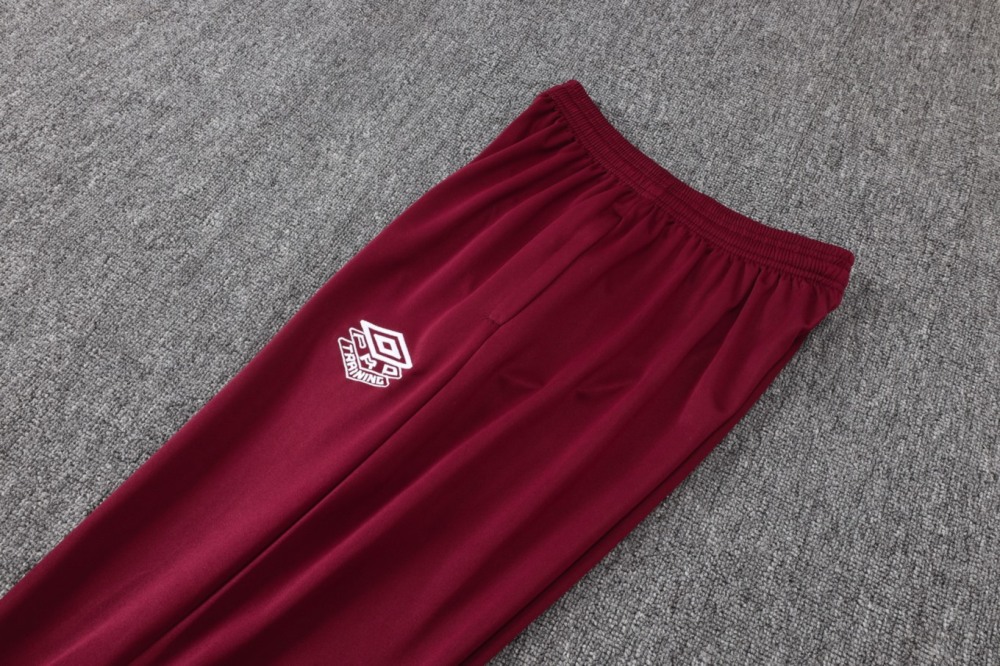 2026 Fluminense Maroon Long-sleeved half-pull training kit