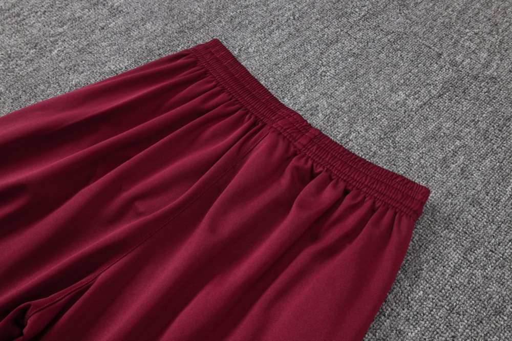 2026 Fluminense Maroon Long-sleeved half-pull training kit