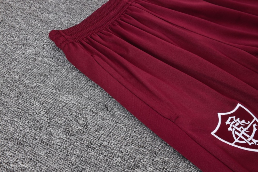 2026 Fluminense Maroon Long-sleeved half-pull training kit