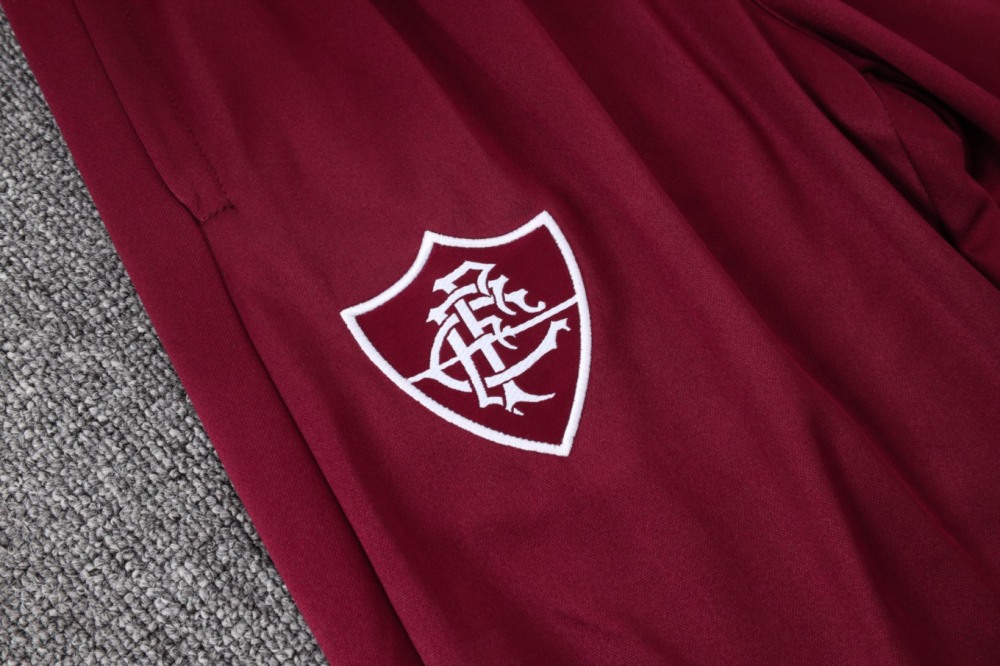 2026 Fluminense Maroon Long-sleeved half-pull training kit