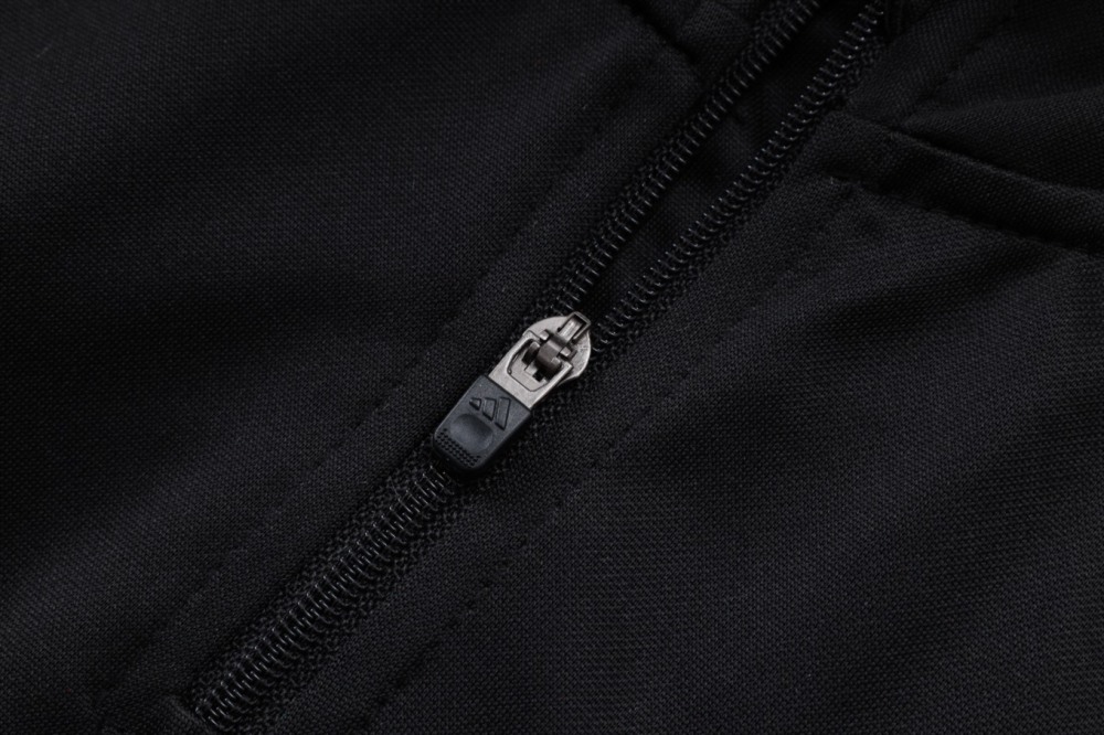 2026 Germany Black Long-sleeved half-pull training kit