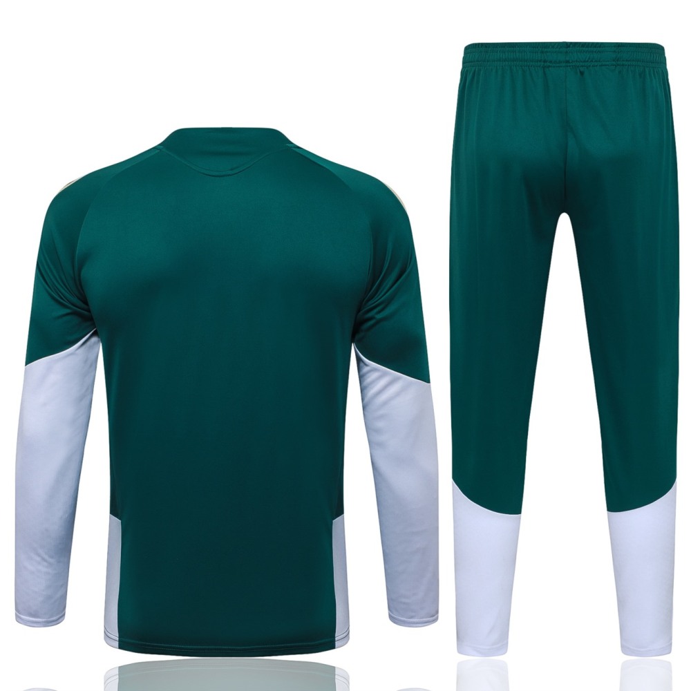 2026 Italy Dark green Long-sleeved half-pull training kit