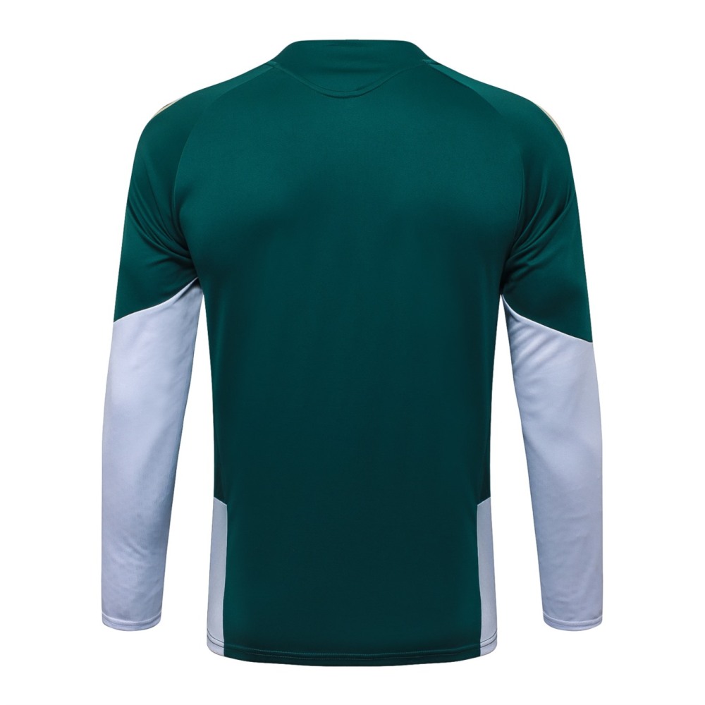 2026 Italy Dark green Long-sleeved half-pull training kit