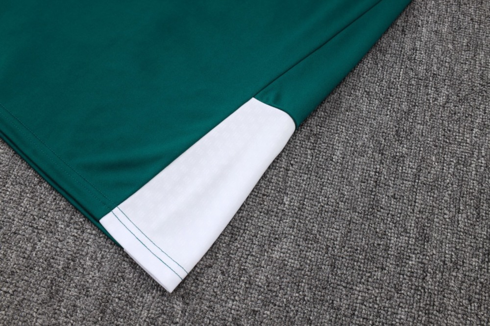2026 Italy Dark green Long-sleeved half-pull training kit