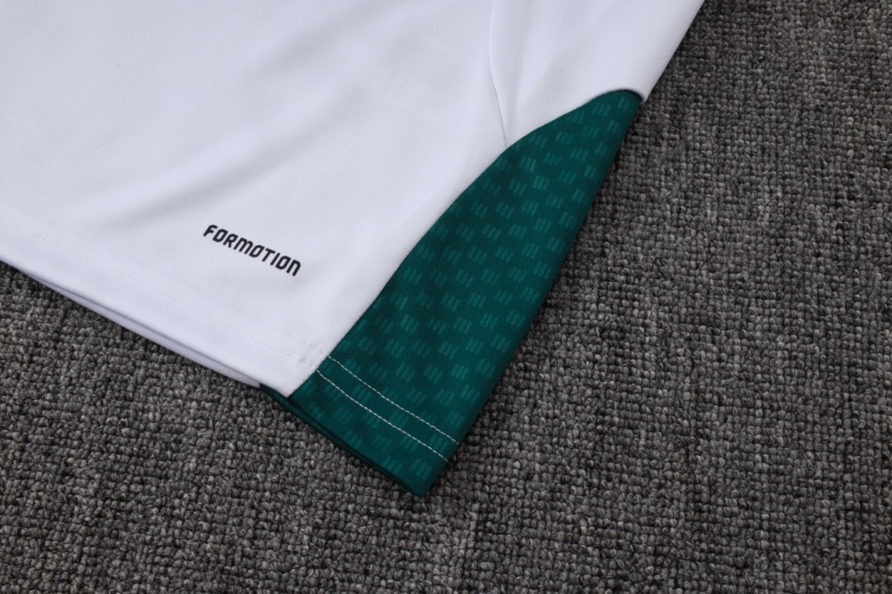 2026 Italy White Long-sleeved half-pull training kit