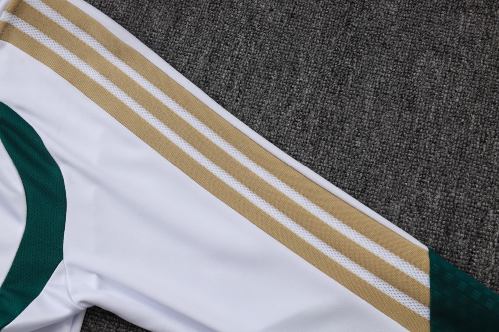 2026 Italy White Long-sleeved half-pull training kit