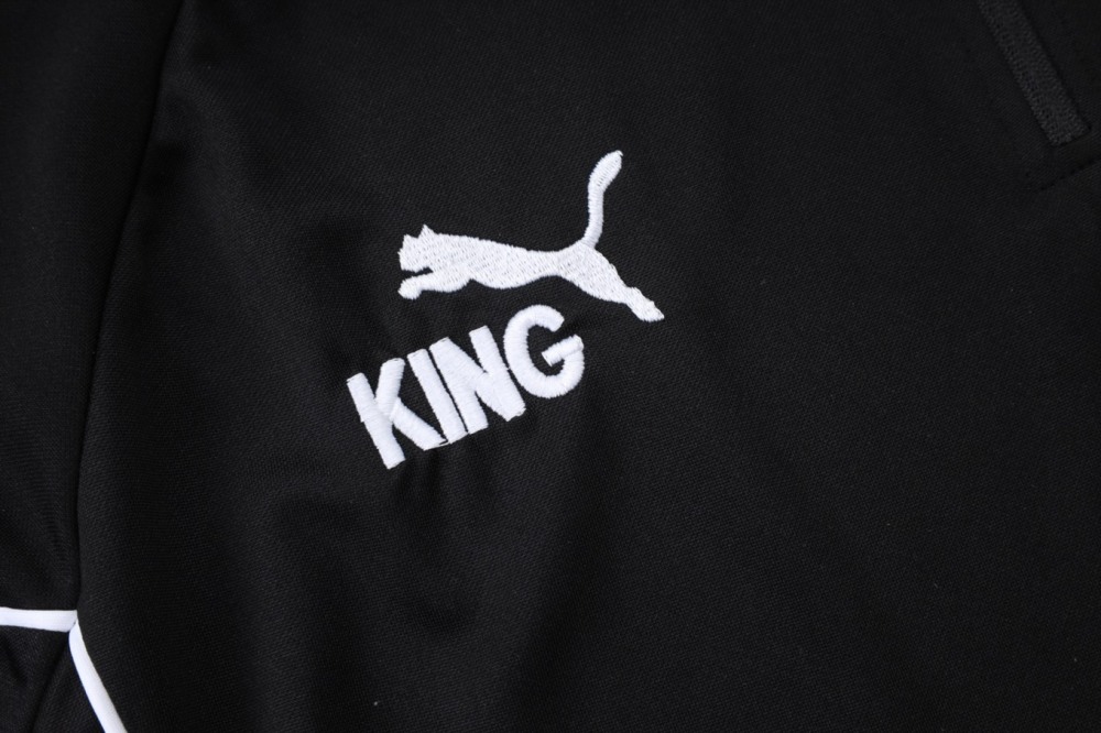 2026 Manchester City Black Long-sleeved half-pull training kit