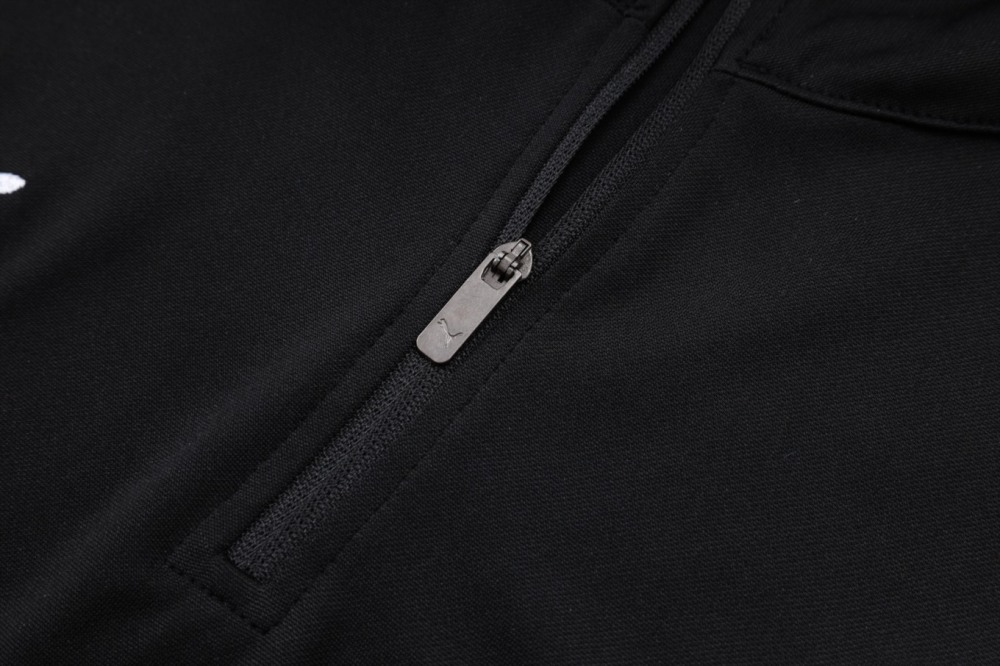 2026 Manchester City Black Long-sleeved half-pull training kit