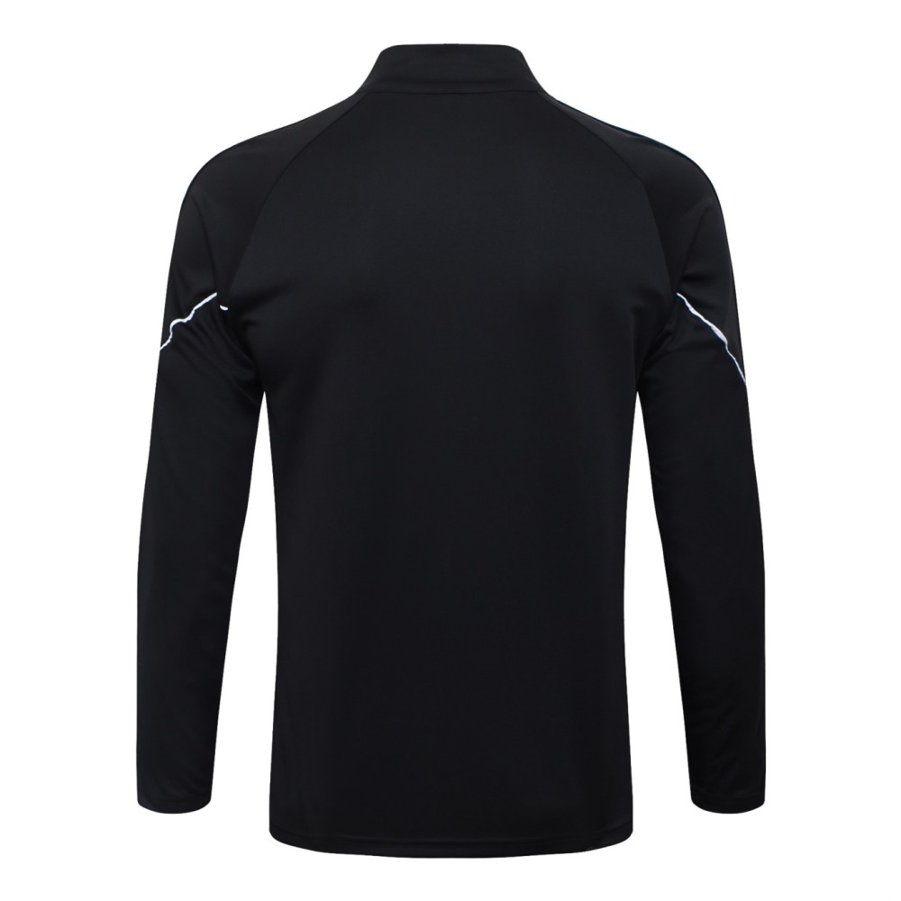 2026 Manchester City Black Long-sleeved half-pull training kit