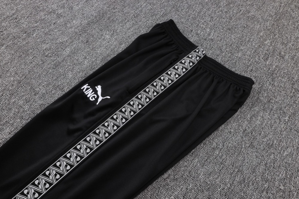 2026 Manchester City Black Long-sleeved half-pull training kit