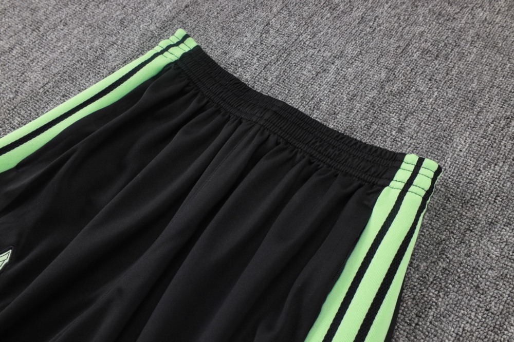 2026 Mexico Black Long-sleeved half-pull training kit