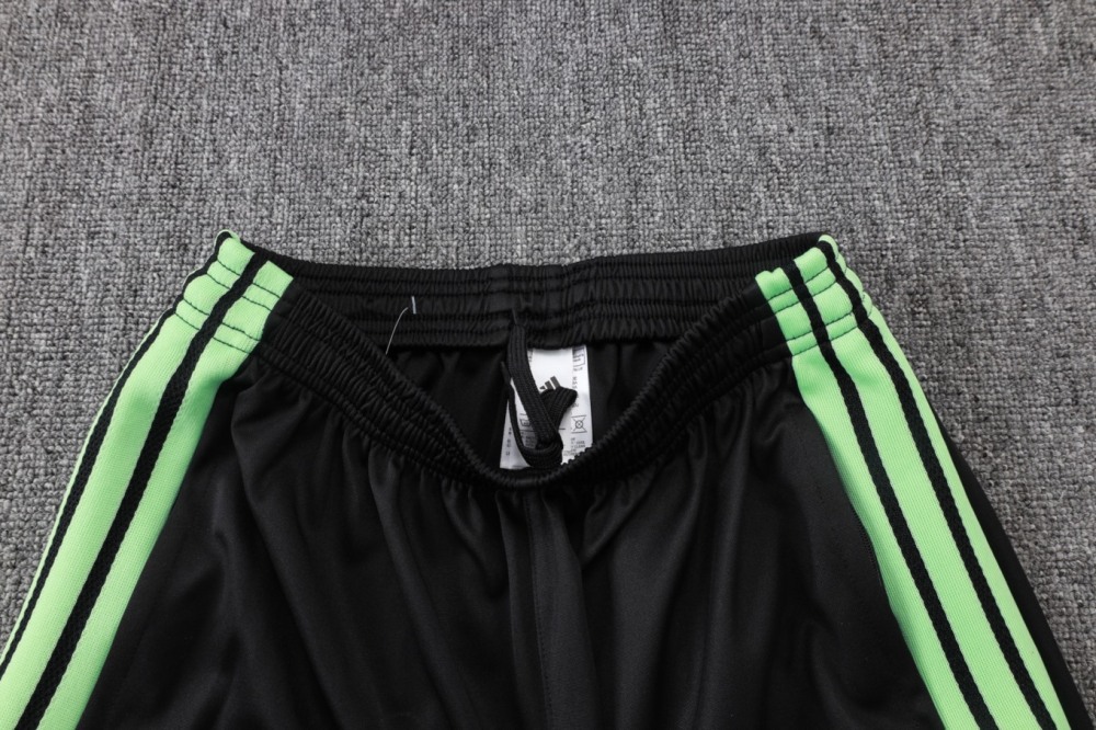 2026 Mexico Black Long-sleeved half-pull training kit