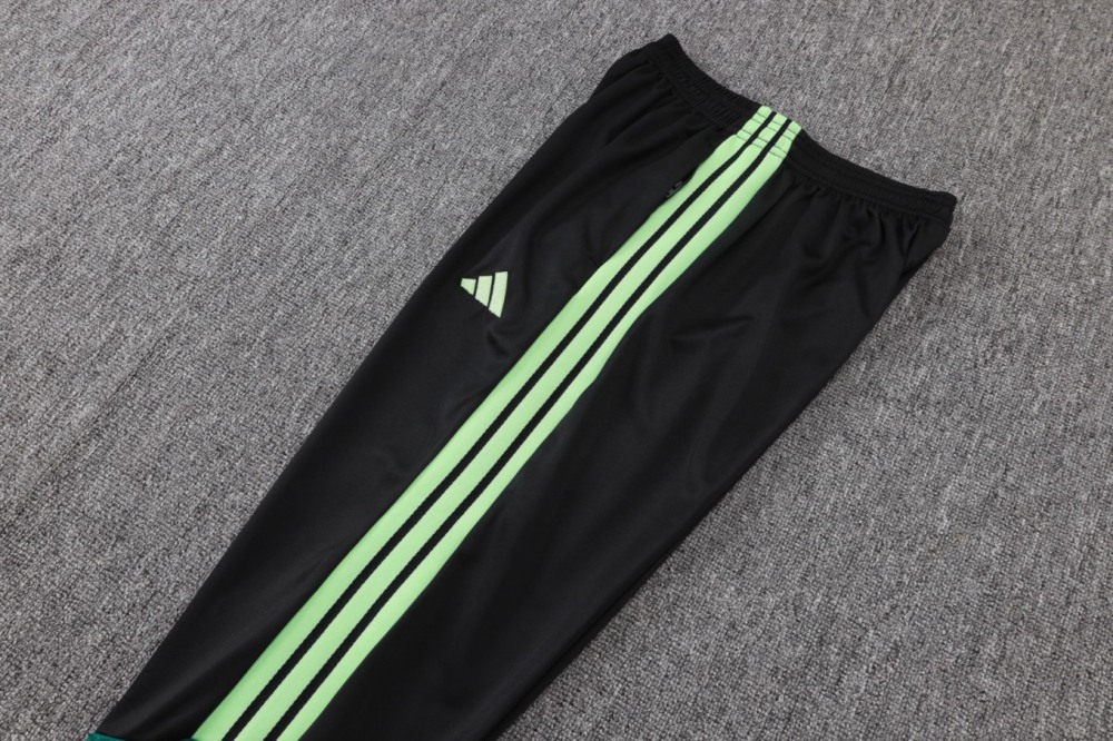2026 Mexico Black Long-sleeved half-pull training kit