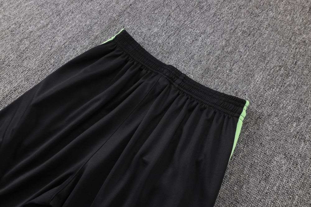 2026 Mexico Black Long-sleeved half-pull training kit
