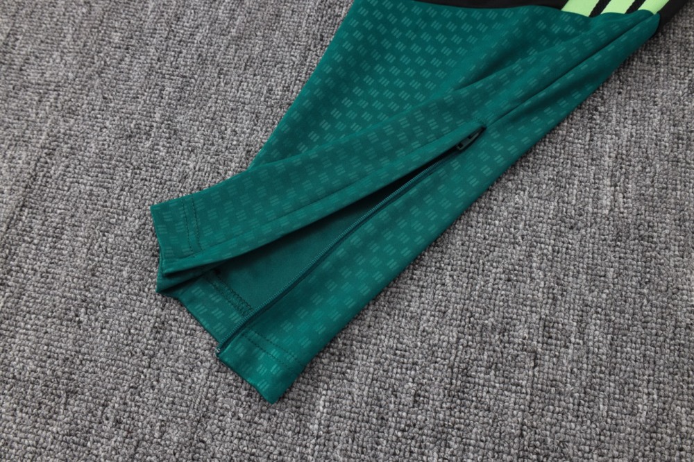 2026 Mexico Black Long-sleeved half-pull training kit