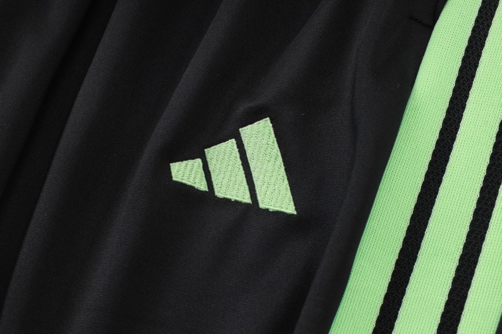 2026 Mexico Black Long-sleeved half-pull training kit