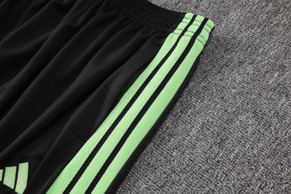 2026 Mexico Black Long-sleeved half-pull training kit